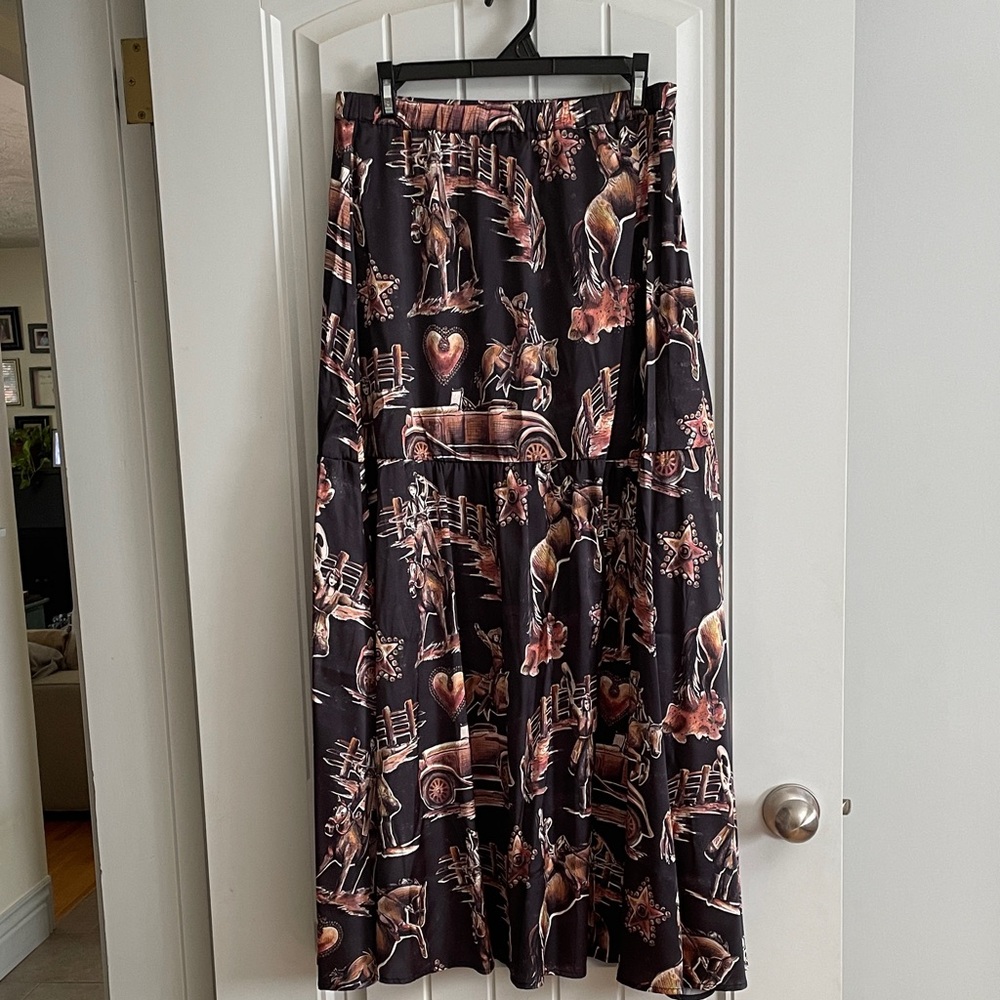 Double D Ranch Maxi Skirt M
